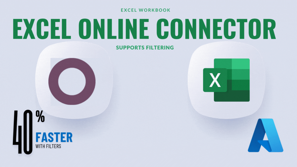 Excel Online Connector product demo GIF